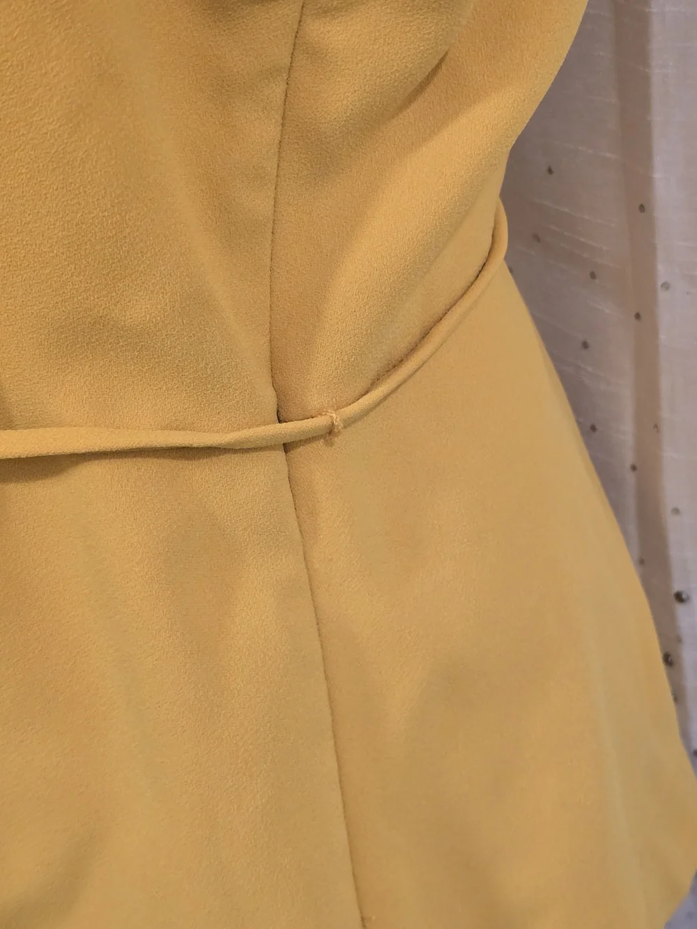 J. Crew Mustard Wrap-Front Peplum Top - Women's Sz 10